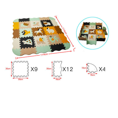 Household baby cartoon stitching EVA crawling mat
