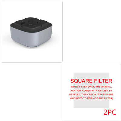 Smoke Removal Air Purification Ashtray Anion Purification Practical Automatic Purifier Ashtray Portable Gadgets For Car Ashtray - Antique Decore