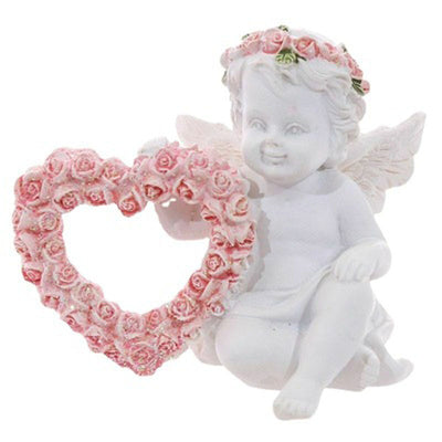 Love Rose Ornament Statue Resin Craft - Antique Decore