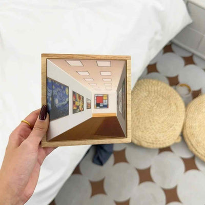 3D Illusion Night Light Gallery Bedside Picture Style Creative Modern Simulate Sunshine Drawing Night Light Gift - Antique Decore
