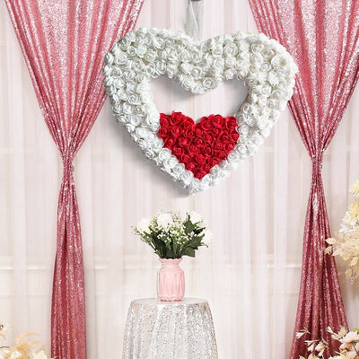 Valentine's Day Double Love Garland Holiday Atmosphere Dress Up Ornaments - Antique Decore