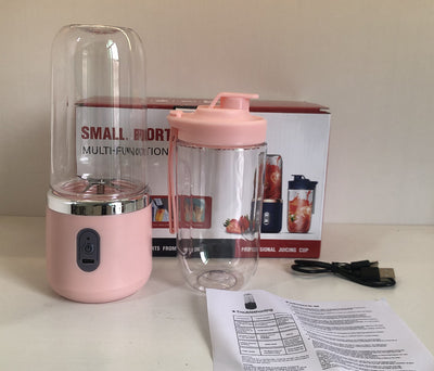 6blade Portable Blender Mini Juicer Cup Extractor Smoothie USB Charging Fruit Squeezer Blender Food Mixer Ice Crusher Portable Juicer Machine - Antique Decore
