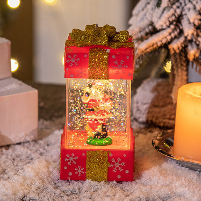 Christmas Decorations Crystal Ball Christmas Gift Box Lights - Antique Decore