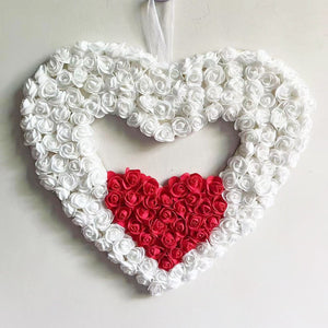 Valentine's Day Double Love Garland Holiday Atmosphere Dress Up Ornaments - Antique Decore