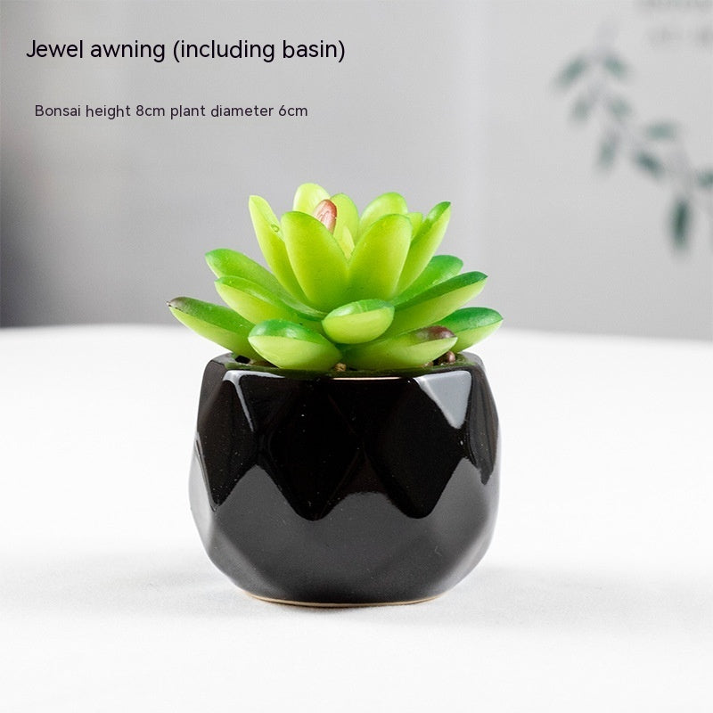 Artificial Green Plant Succulent Artificial Plant Home Furnishings - Antique Decore