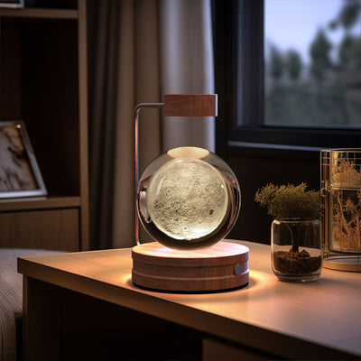 Crystal Ball Cosmic Dinosaur Indoor Night Light USB Power Warm Bedside Light Birthday Gift Night Lamp - Antique Decore