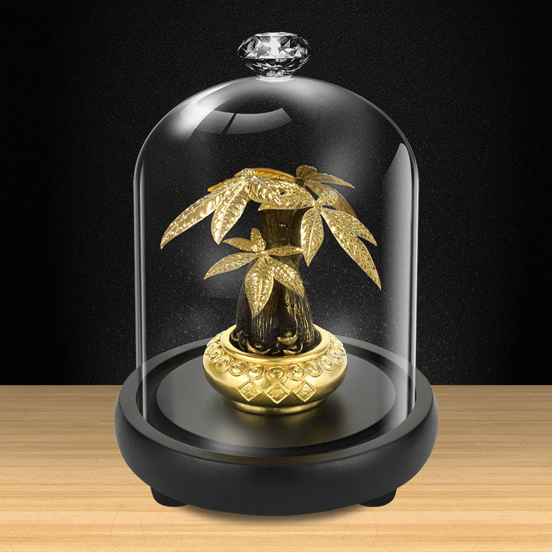 Gold Foil Fortune Tree Money Tree Ornament Lucky Tree Home Furnishing