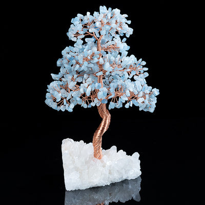 Crystal Bottom Fortune Lucky Tree Handicraft Ornaments