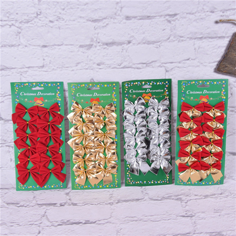 Christmas Tree Ornaments Christmas Decoration Bow - Antique Decore