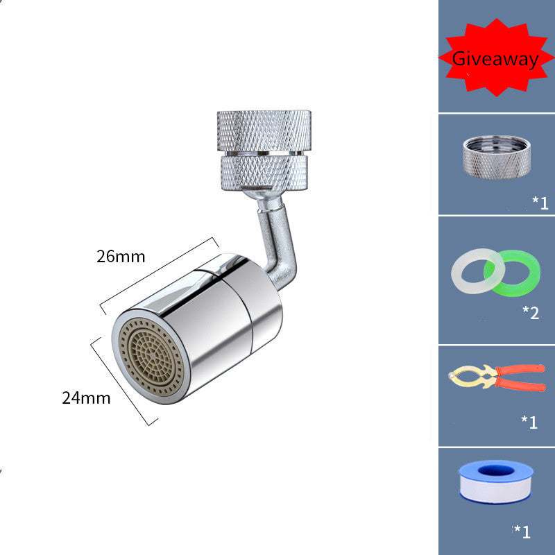 720 Degree Universal Faucet - Antique Decore