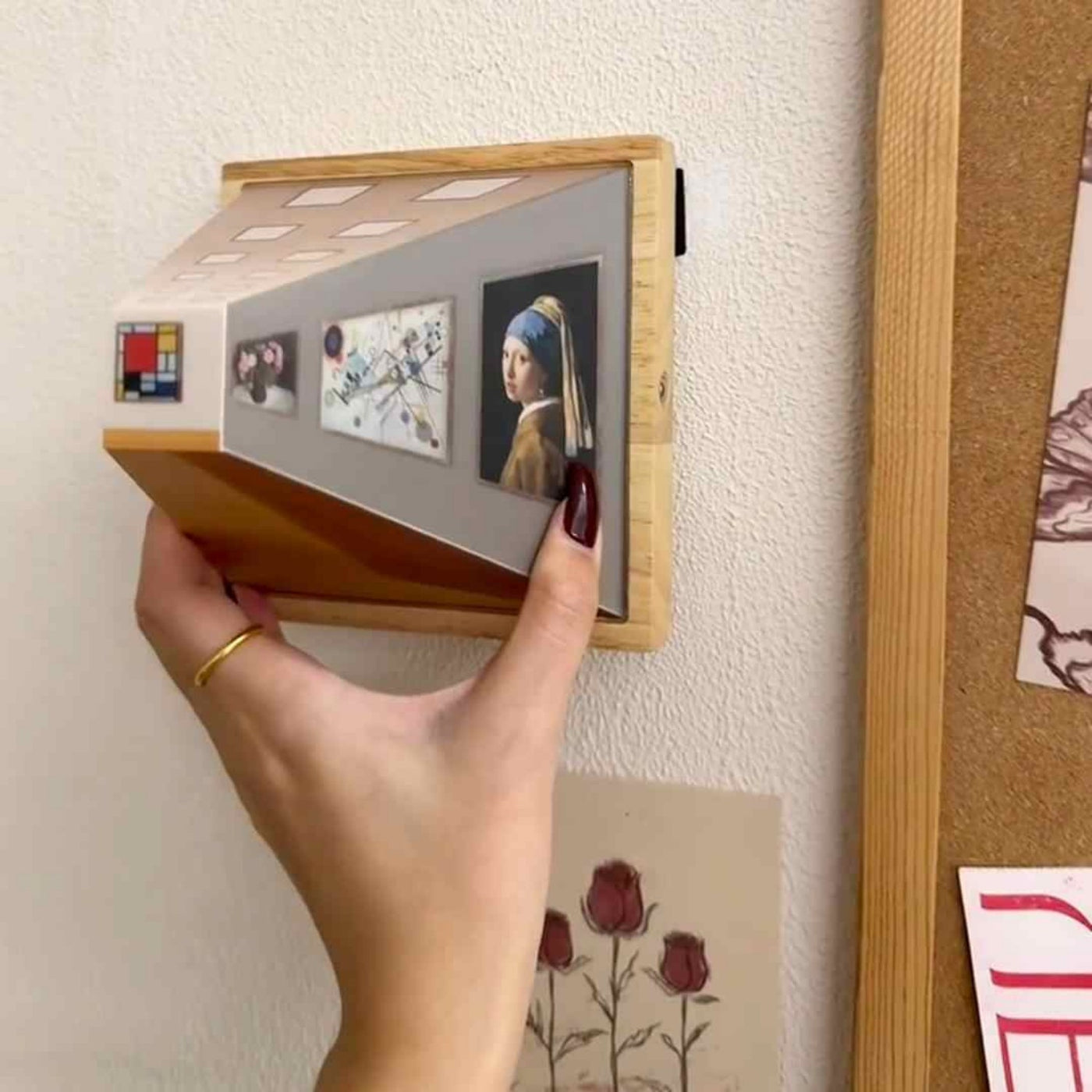 3D Illusion Night Light Gallery Bedside Picture Style Creative Modern Simulate Sunshine Drawing Night Light Gift - Antique Decore