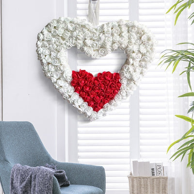 Valentine's Day Double Love Garland Holiday Atmosphere Dress Up Ornaments - Antique Decore