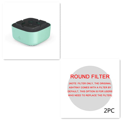 Smoke Removal Air Purification Ashtray Anion Purification Practical Automatic Purifier Ashtray Portable Gadgets For Car Ashtray - Antique Decore