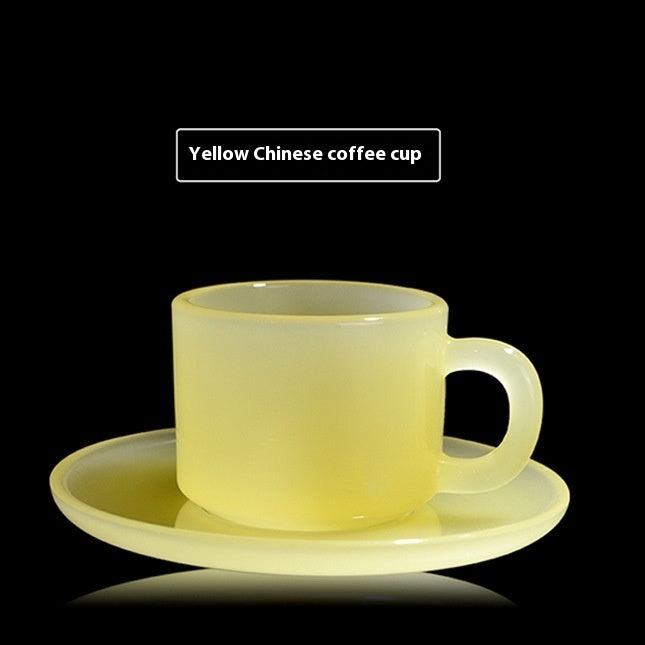 Glass Coffee Cup Crystal Coffee Appliance - Antique Decore