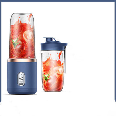 6blade Portable Blender Mini Juicer Cup Extractor Smoothie USB Charging Fruit Squeezer Blender Food Mixer Ice Crusher Portable Juicer Machine - Antique Decore