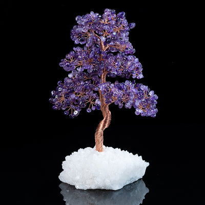 Crystal Bottom Fortune Lucky Tree Handicraft Ornaments
