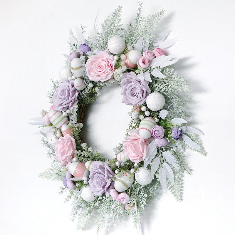 Home Easter Wreath Festive Door Decoration - Antique Decore