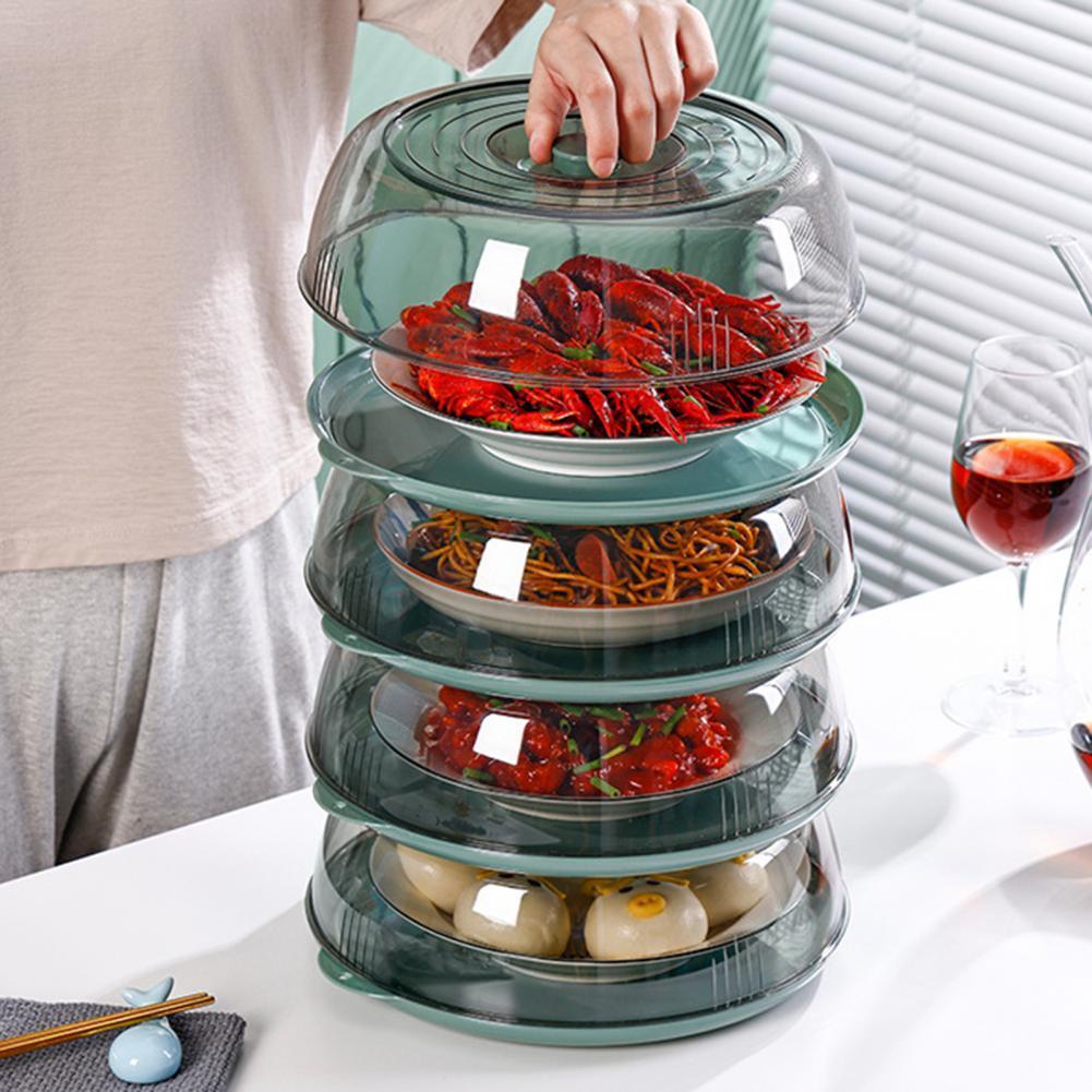Food Splatter Lid Keep Food Dustproof Protector Heat Seal Kitchen Utensils Cooking Tools - Antique Decore