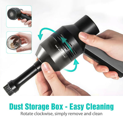 USB Keyboard Vacuum Cleaner Cordless Computer Cleaners Rechargeable with Cleaning Gel Auto For Car Laptop PC Piano Pet Dust - Antique Decore
