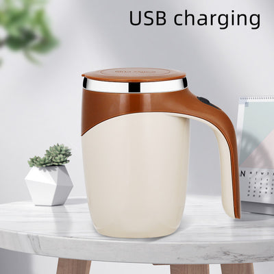 Rechargeable Model Automatic Stirring Cup Coffee Cup High Value Electric Stirring Cup Lazy Milkshake Rotating Magnetic Water Cup - Antique Decore