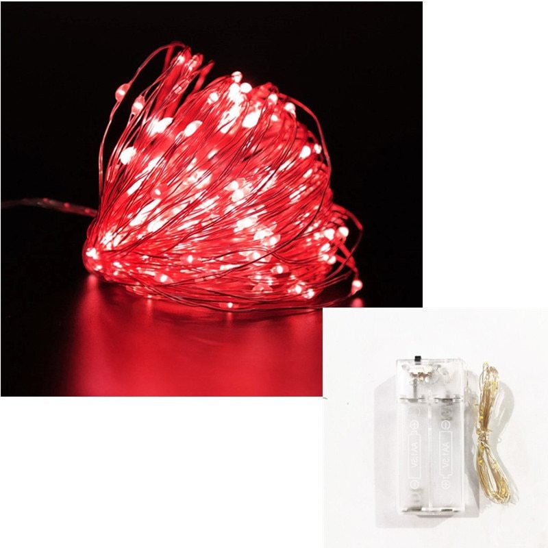 1-10M Led String Light Copper Wire Holiday Lighting Fairy Light Garland Battery Operation For Christmas Tree Wedding Party Decor - Antique Decore