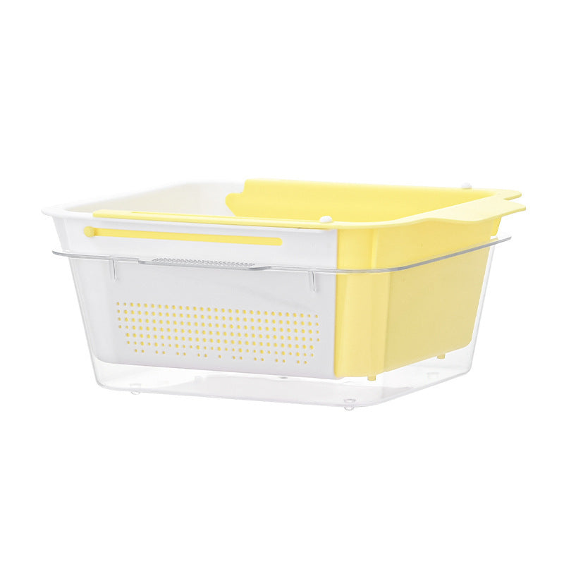 Double Retractable Asphalt Plastic Vegetable Basket
