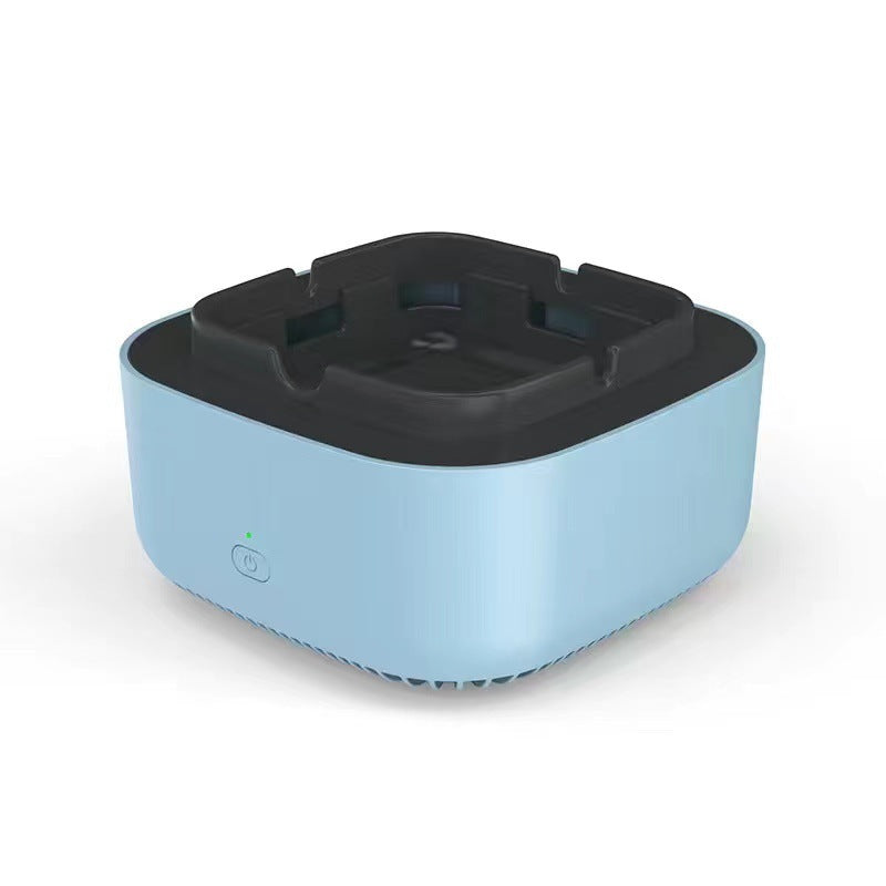 Smoke Removal Air Purification Ashtray Anion Purification Practical Automatic Purifier Ashtray Portable Gadgets For Car Ashtray - Antique Decore