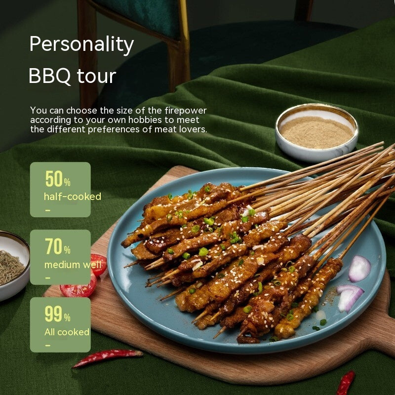 Automatic Multi-function Smoke-free Skewers Machine - Antique Decore