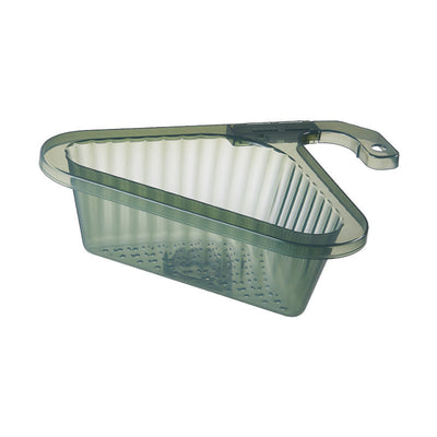 Semitransparent Triangular Food Residue Draine Rack For Household Use