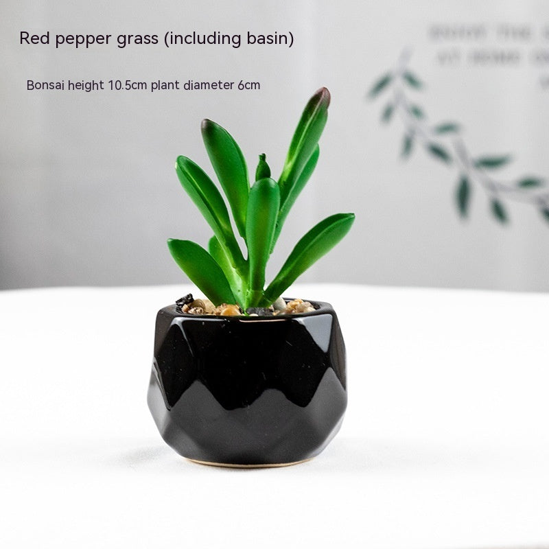 Artificial Green Plant Succulent Artificial Plant Home Furnishings - Antique Decore
