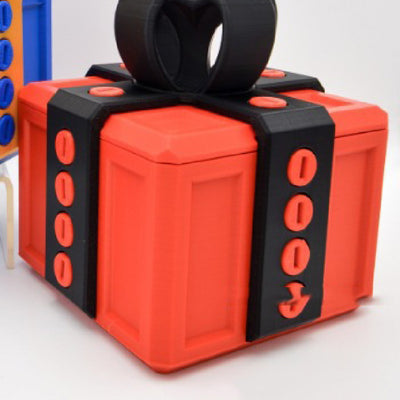 Annoying Gift Box 3D Printing Annoying Gift Box Ornaments - Antique Decore