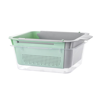 Double Retractable Asphalt Plastic Vegetable Basket