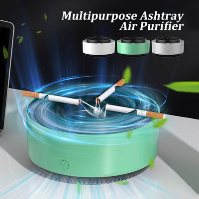 Smoke Removal Air Purification Ashtray Anion Purification Practical Automatic Purifier Ashtray Portable Gadgets For Car Ashtray - Antique Decore