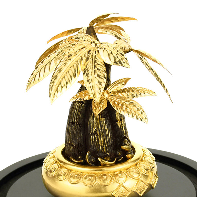 Gold Foil Fortune Tree Money Tree Ornament Lucky Tree Home Furnishing