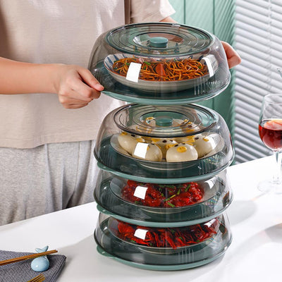 Food Splatter Lid Keep Food Dustproof Protector Heat Seal Kitchen Utensils Cooking Tools - Antique Decore